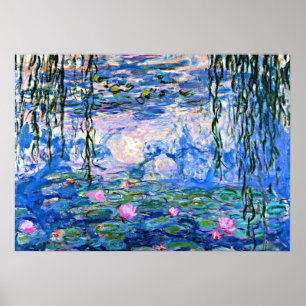 Póster Monet: Lilies de agua 1919