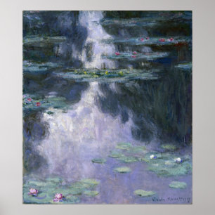 Póster Monet - Lilies de agua (Nympheas)
