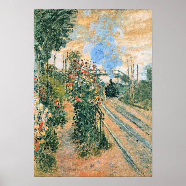 Póster Monet - Llegando a Montegeron (Frente)