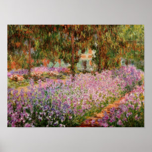 Póster Monet - Los irlandeses en el Poster del Jardín de 