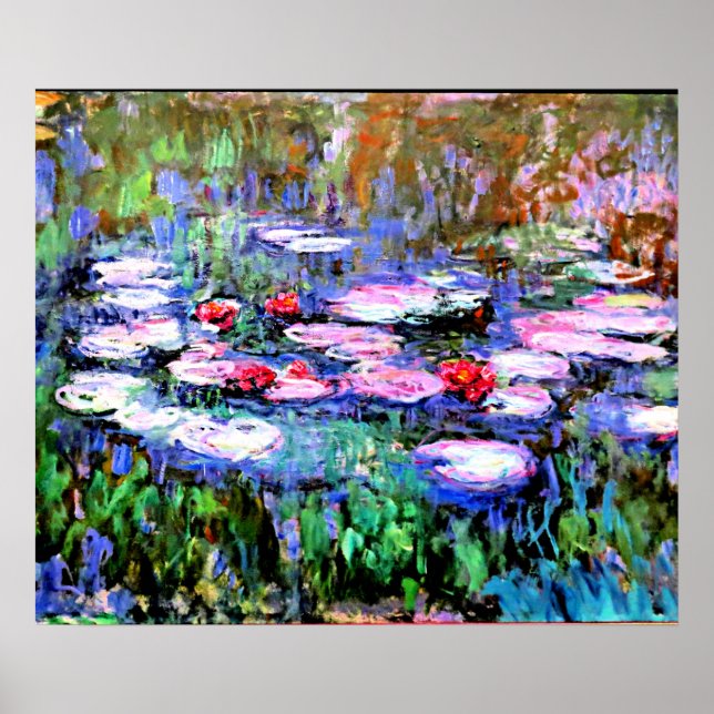 Póster Monet - Los Nenufares (Frente)