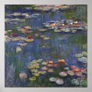 Póster Monet - Nenúfares