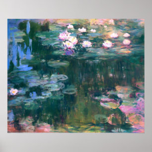 Póster Monet - Nenúfares, 1914-1917,