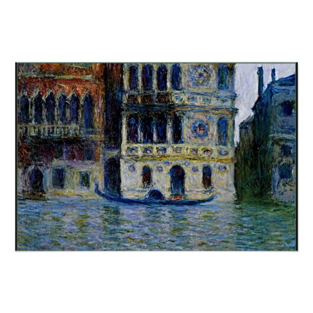 Póster Monet - Palazzo Dario (Anverso)