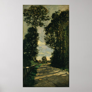 Póster Monet - Paseo (Camino de la granja de Saint Simeon