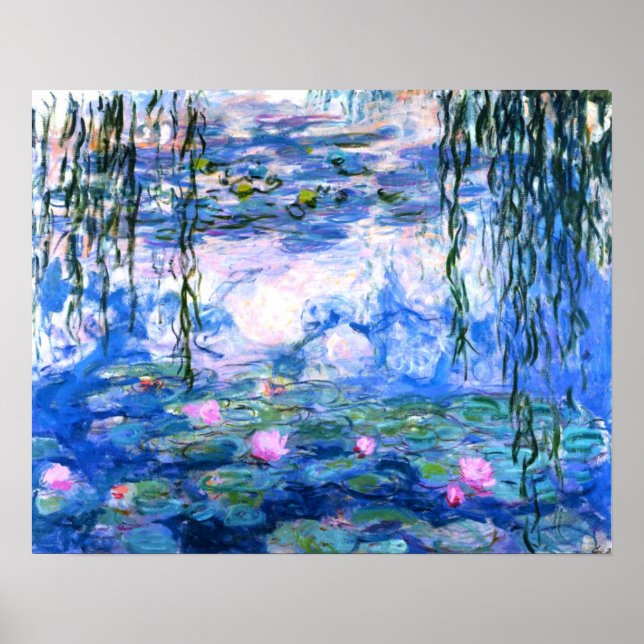 Póster Monet Pink Water Lilies (Frente)