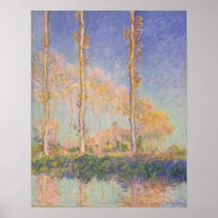 Póster Monet - Poplares