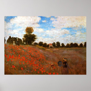 Póster Monet - Poppies salvajes