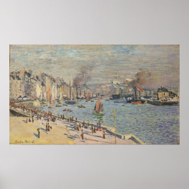 Póster Monet - Puerto De Le Havre (Frente)