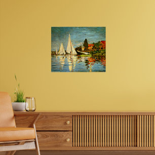 Póster Monet, Regattas en Argenteuil