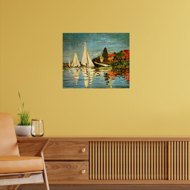 Póster Monet, Regattas en Argenteuil (Salón 2)