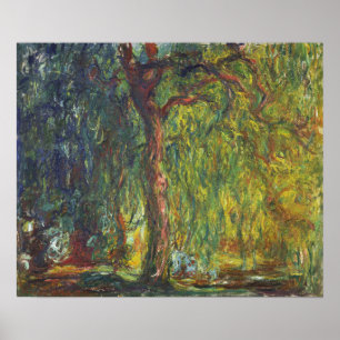 Póster Monet - Sauce llorón