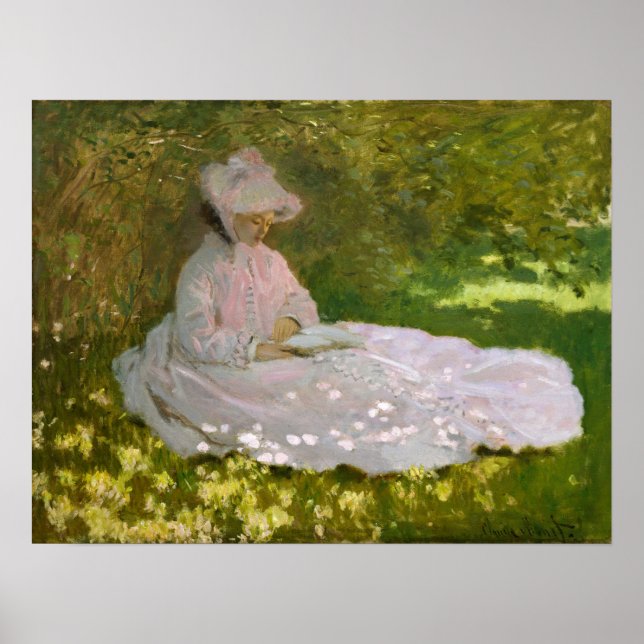 Póster Monet - Springtime (Frente)