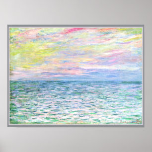 Póster Monet - Sunset en Pourville