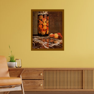 Póster Monet - Tarro de Melocotones