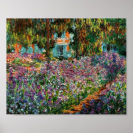 Póster Monet The Artist's Garden at Giverny