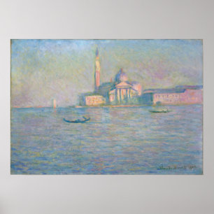 Póster Monet - The Church Of San Giorgio Maggiore Venice