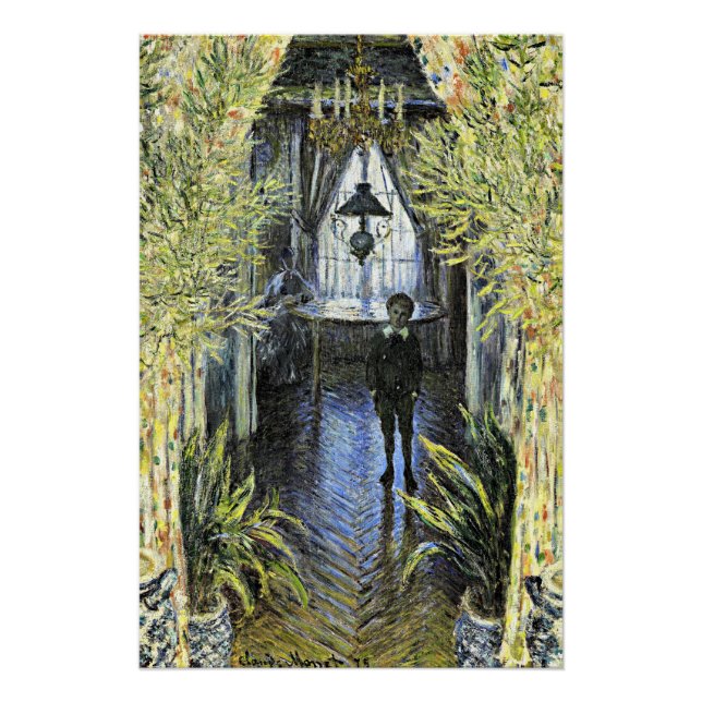 Póster Monet - Un rincón del apartamento (Anverso)