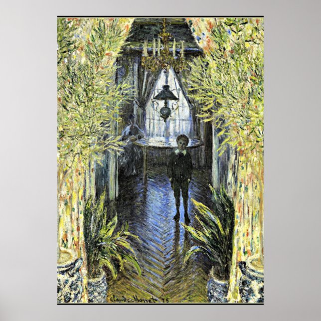 Póster Monet - Un rincón del apartamento (Frente)