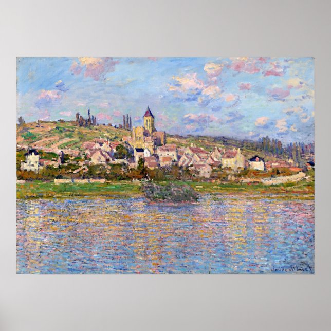 Póster Monet - Vetheuil (Frente)