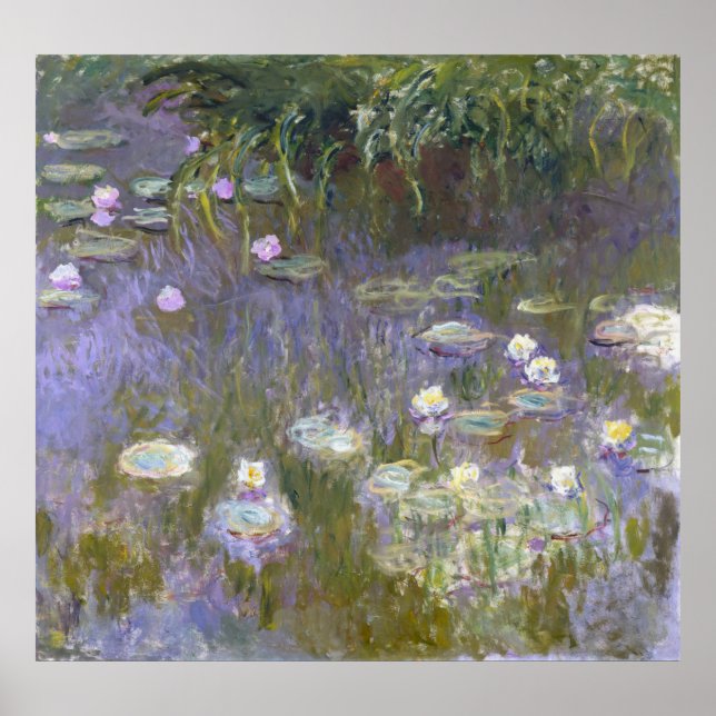 Póster Monet, Water Lilies (Frente)