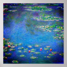 Póster Monet Water Lilies 1906