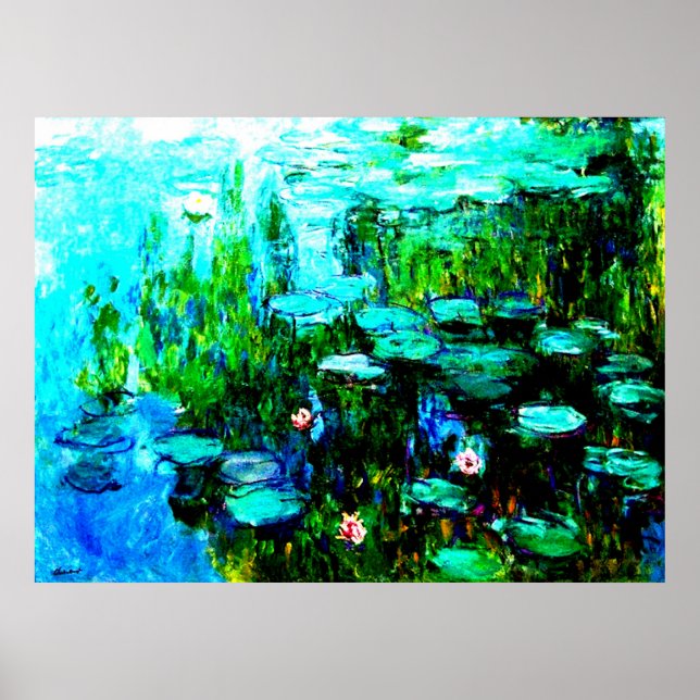 Póster Monet Water Lillies Poster (Frente)