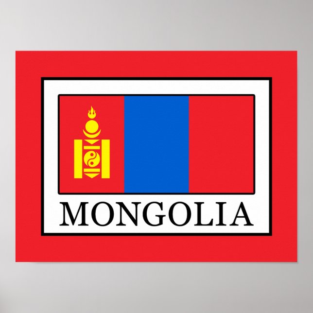 Póster Mongolia (Frente)