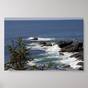 Póster Monhegan Cliff