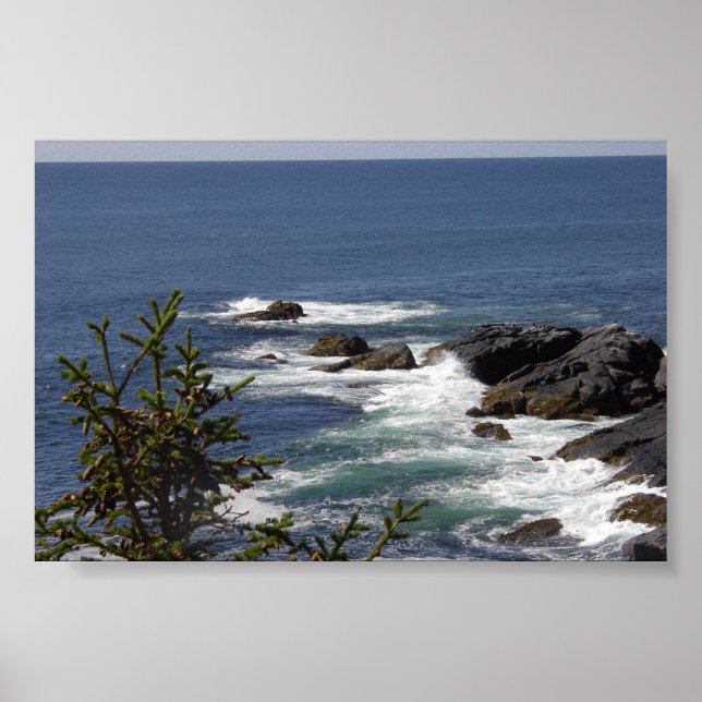 Póster Monhegan Cliff (Frente)