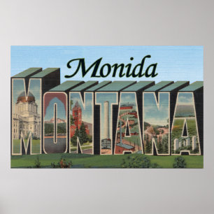 Póster Monida, Montana