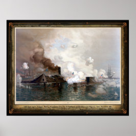 Póster Monitor USS con participación de CSS Virginia - 18