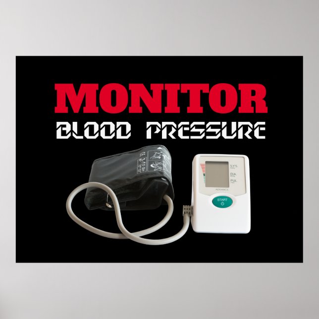 Póster Monitorización de la presión arterial (Frente)