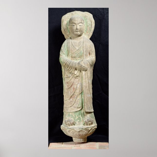 Póster Monje, de Dunhuang, provincia de Gansu (Frente)