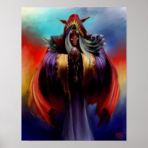 Póster Monje del búfalo