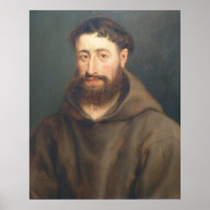 Póster Monje franciscano