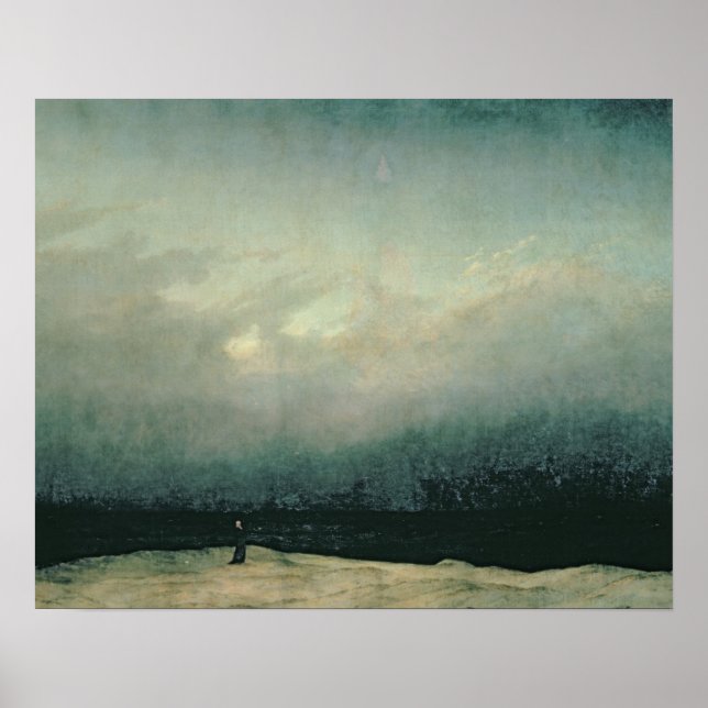 Póster Monje por mar, 1809 (Frente)