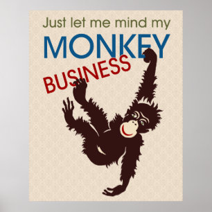 Póster Monkey Business