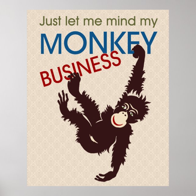 Póster Monkey Business (Frente)