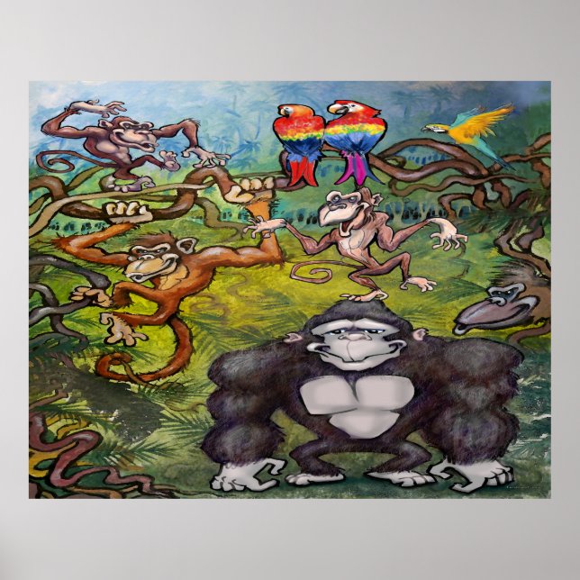 Póster Monkey Business Poster (Frente)