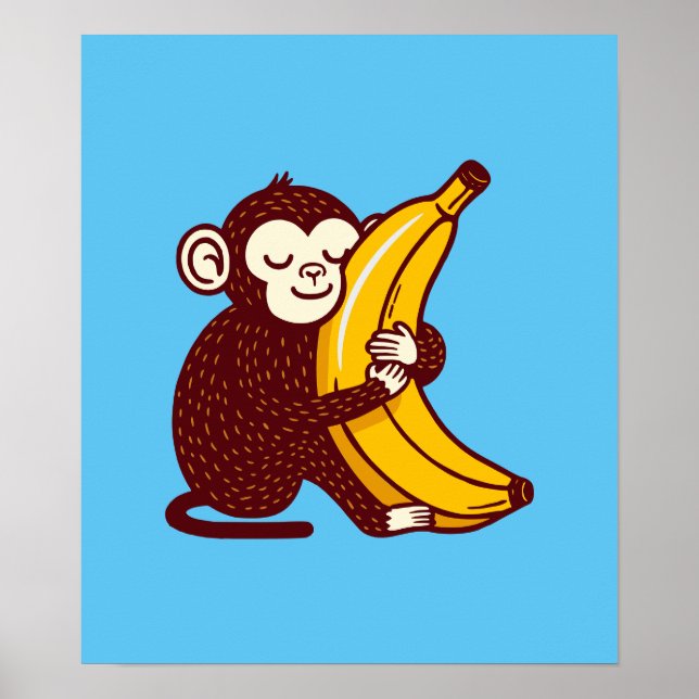 Póster Monkey Love Banana (Frente)