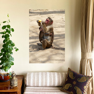 Póster Monkey - Mothers Breakfast