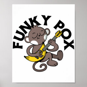 Póster Monkey Pox Funky Pox