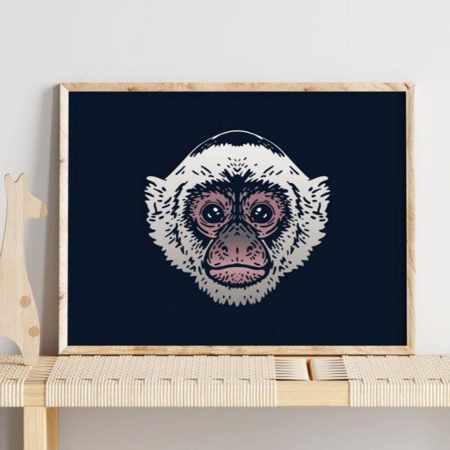 Póster Mono capuchino | Pared Print for Kids Room (Subido por el creador)