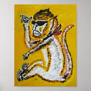 Póster Mono Circus Art