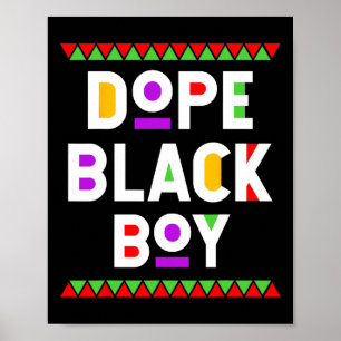 Póster Mono de historia negra afroamericano