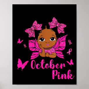 Póster Moño Desordenado En Octubre Nosotros Llevamos Nk C
