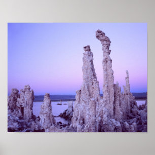 Póster Mono Lake Reserve. California. USA. Tufa