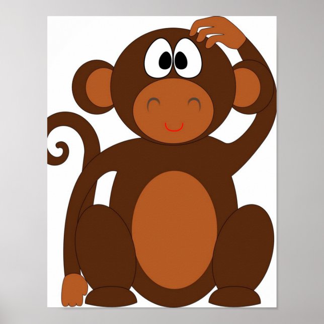 Póster mono lindo (Frente)
