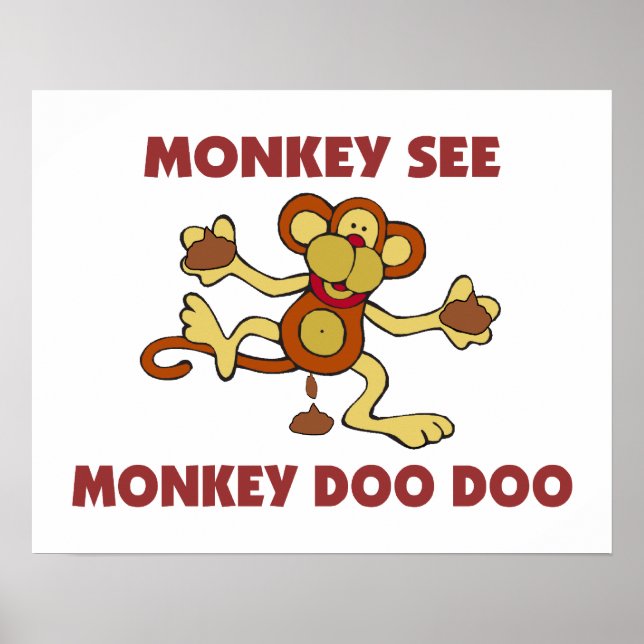 Póster Mono See Monkey Doo (Frente)